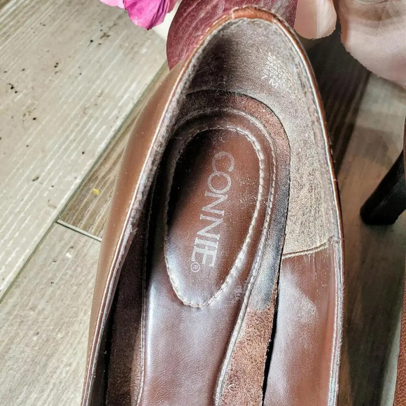 Connie Brown Streep2 Leather Pointy High Heel Classic Pumps US Sz 7M 3" Heel - Picture 6 of 15